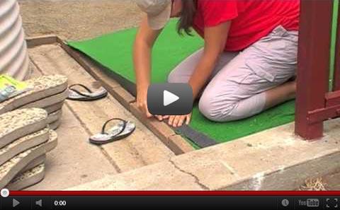 How to Install and Lay Artificial Grass or Synthetic Turf DIY Lawn